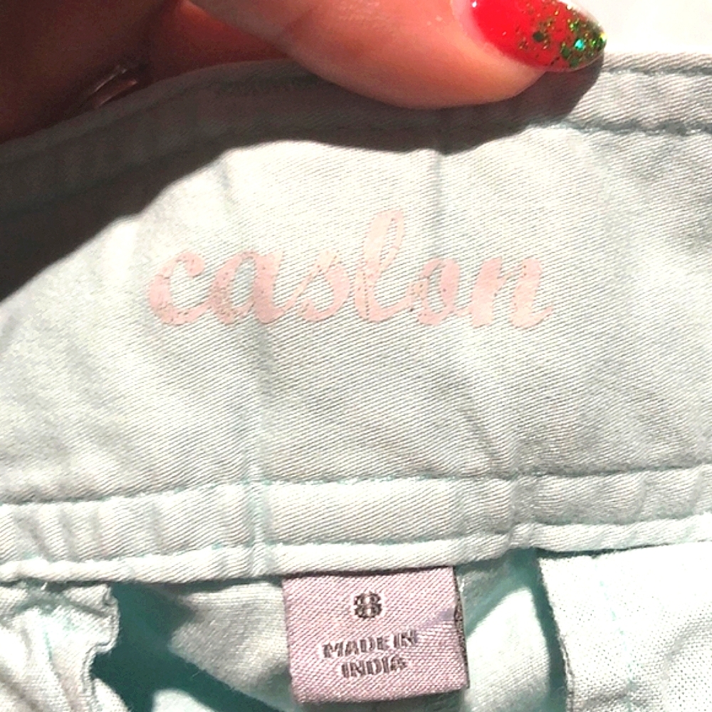 Caslon Aqua Shorts, Size 8 - Picture 9 of 10